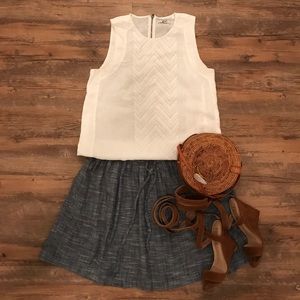 14th & Union Chambray Skirt